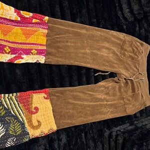 The Morgan Factory kantha velour Tracksuit